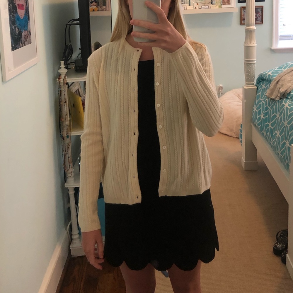 Ralph Lauren Collection cream cashmere sweater